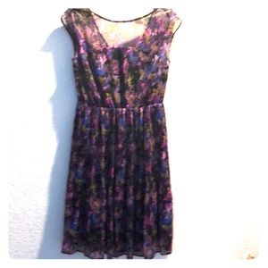 Dressy dress fabric is light and flows